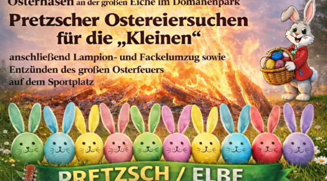 Osterfeuer am 04.04.2026 in Pretzsch